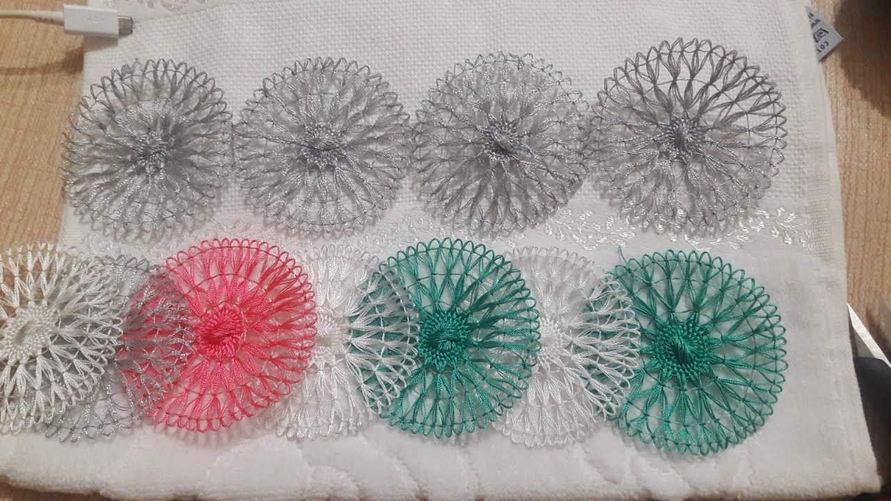 KIRK IGNE APARATINDA MOTIF YAPIMI/KOLAY IGNE OYASI /MOTIF NASIL YAPILIR