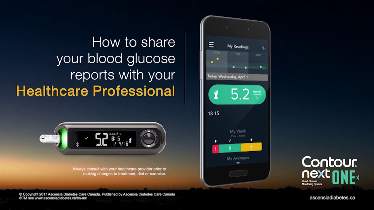 CONTOUR&reg; NEXT ONE - Sharing Blood Sugar Reports
