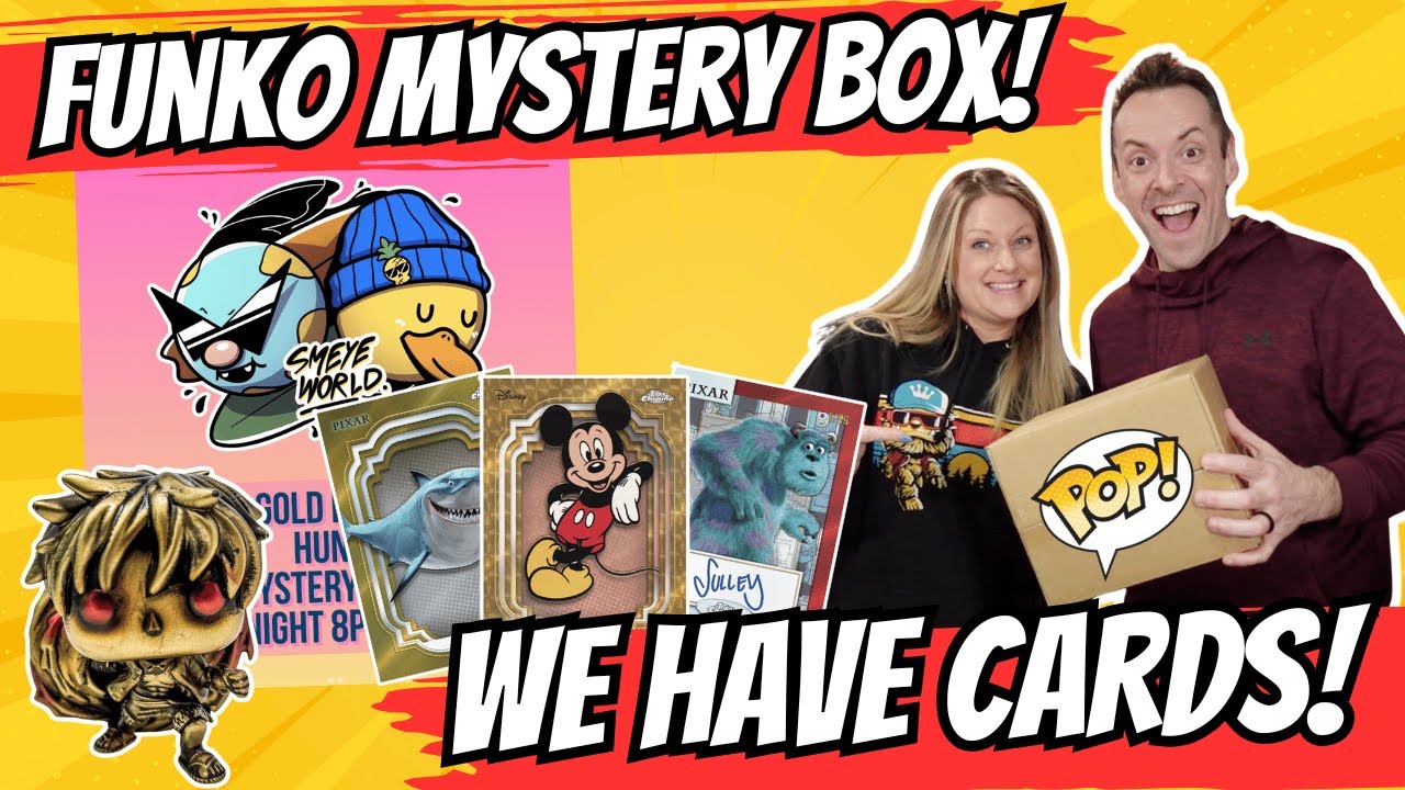 Unboxing a $100 Funko Pop Mystery Box from Smeye! PLUS Topps Disney Chrome Cards!