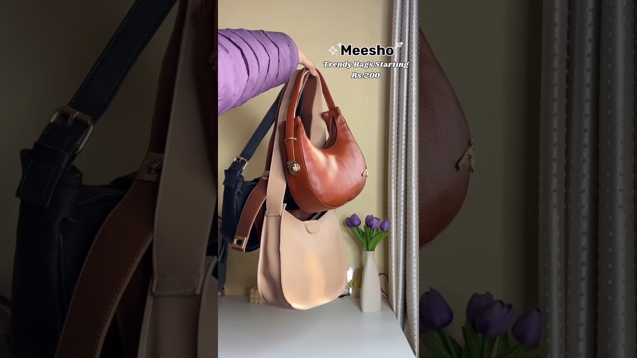 Meesho shoulder bag haul #under500 #bags
