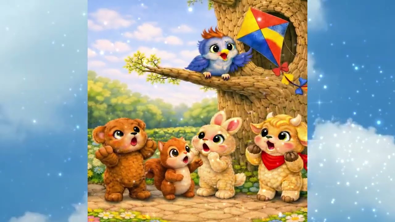 Capretto e l&rsquo;aquilone dell&rsquo;amicizia 🪁 | Favola per bambini sull&rsquo;amicizia 💛