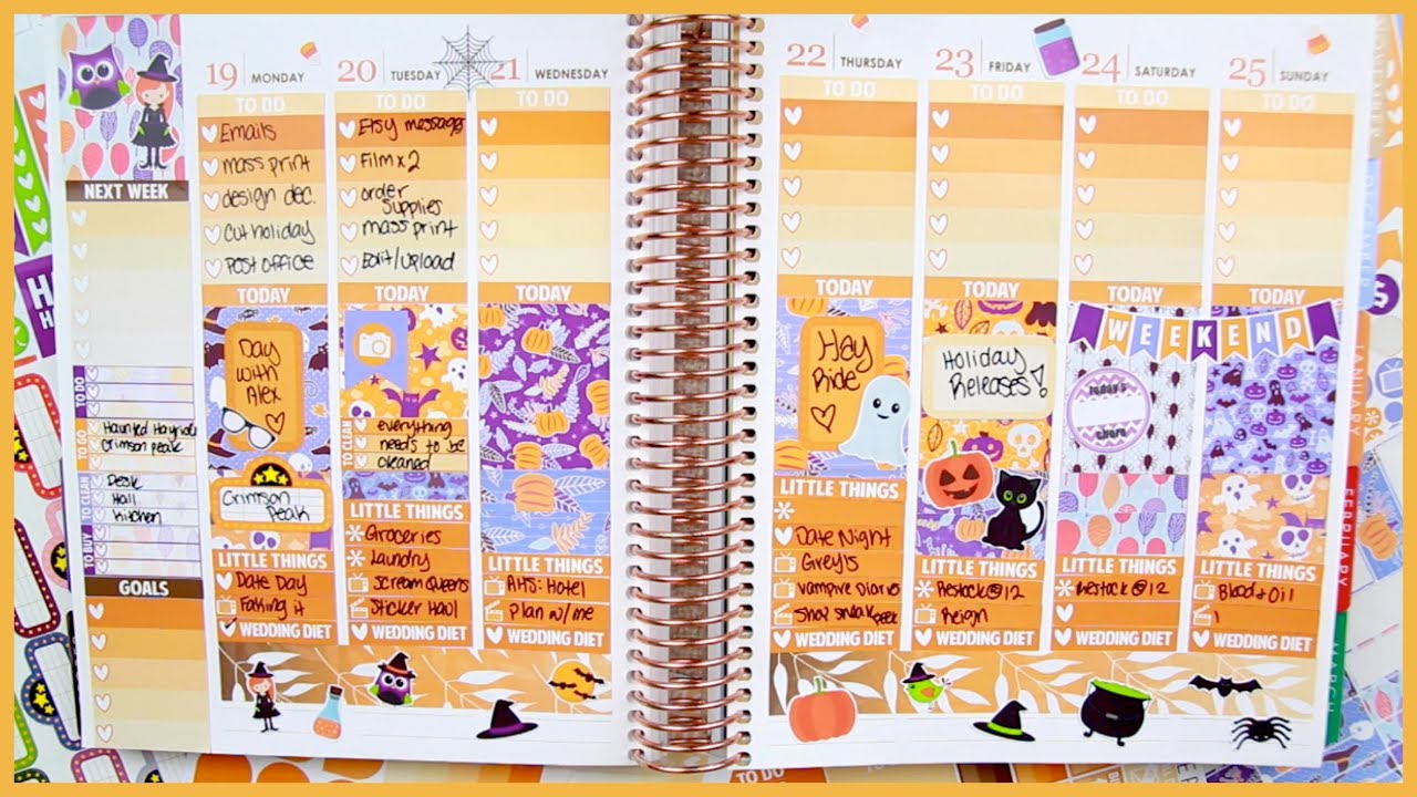 Plan with Me! October 2015 // Elle Fowler