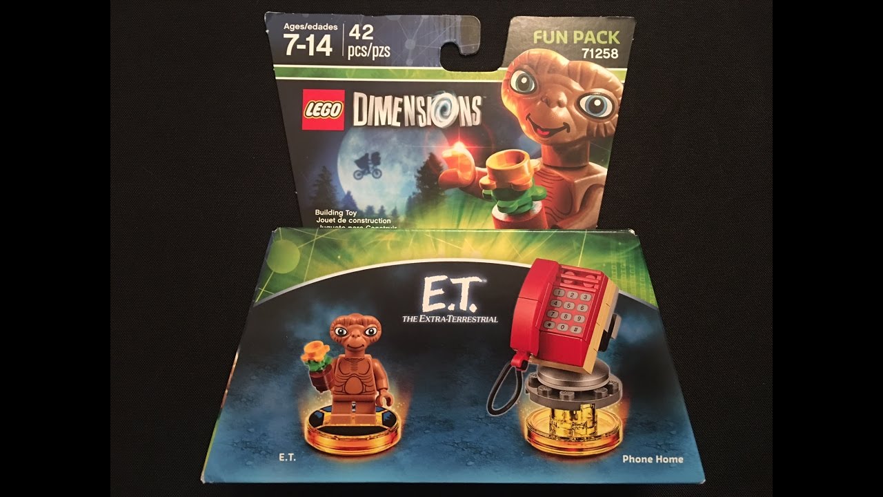 E.T.  Fun Pack Lego Dimensions Unboxing & Building