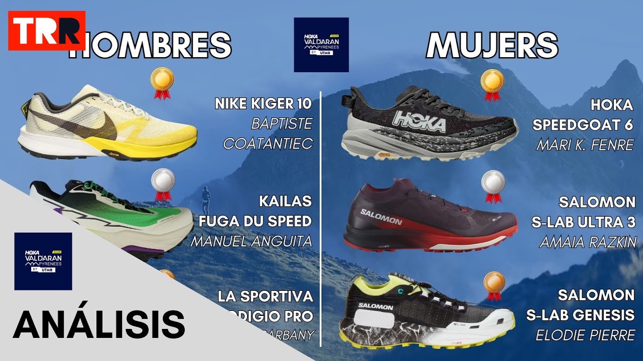 Análisis de las zapatillas de los ganadores de la CDH | Hoka Val d'Aran by UTMB 2025