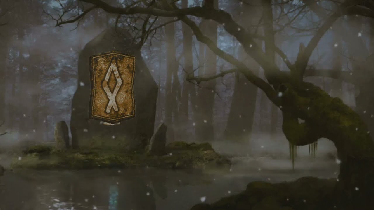 Rune Othala. Norse Runes.