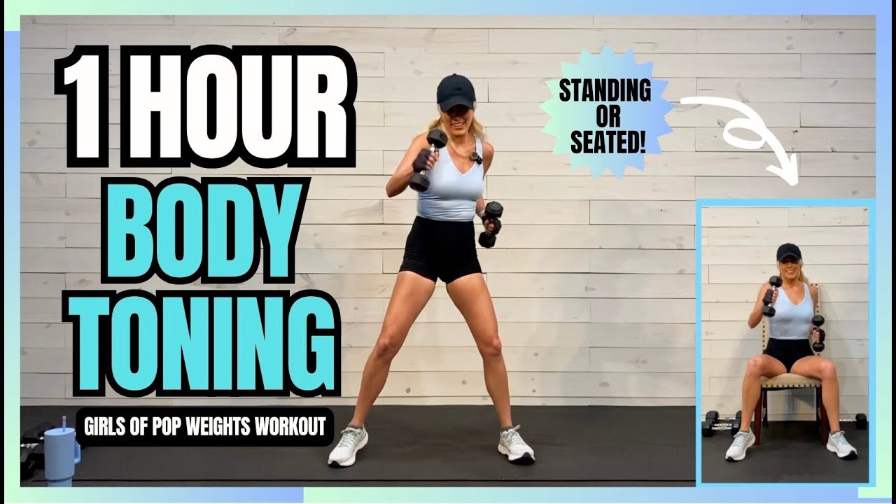1 HOUR🔥BODY TONING GIRLS OF POP WORKOUT🔥STANDING OR SEATED🔥SABRINA CARPENTER, OLIVIA RODRIGO & MORE