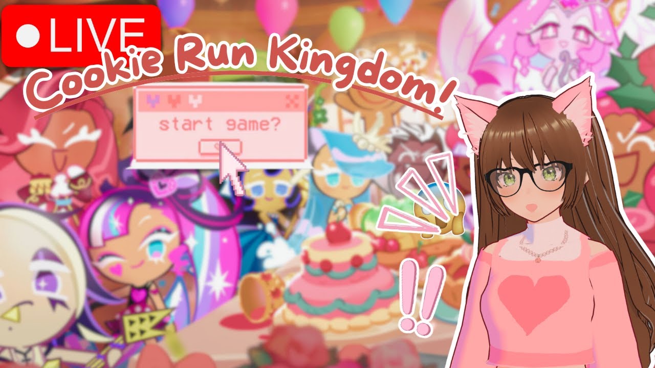 🍪💗Playing Cookie Run Kingdom! LIVE!🍪💗