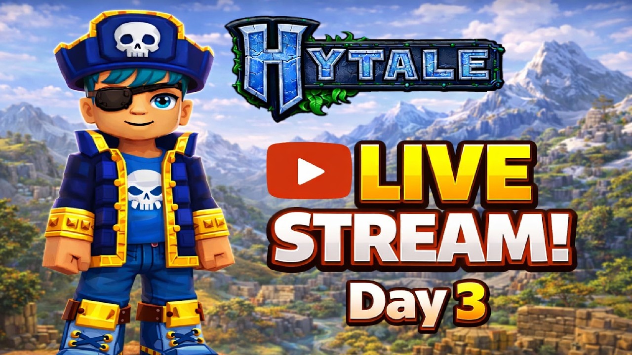 Exploring Stage III - Mountains | Day 3 | Hytale Early Access | #live #hytale