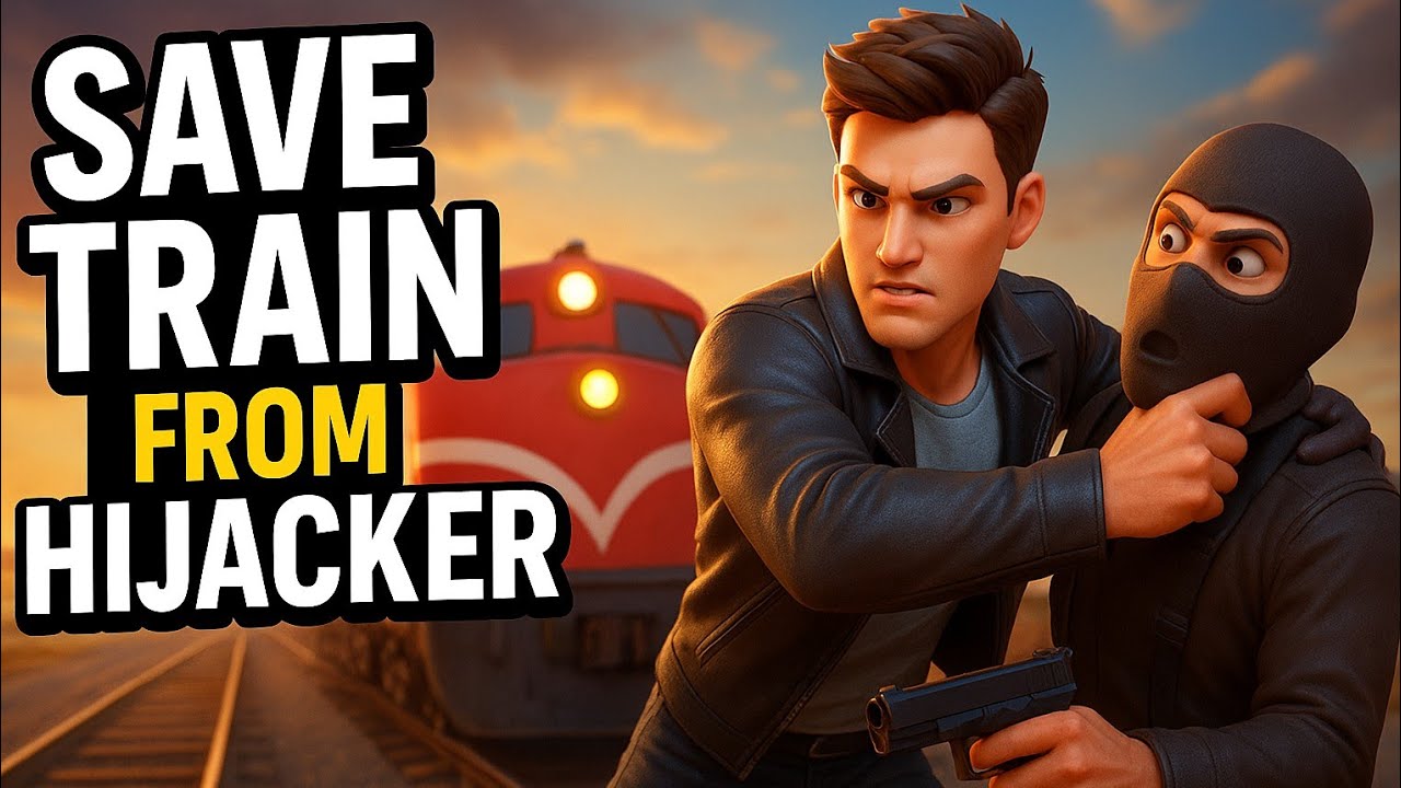 Train ko hijack hone se bchaa li🚂🚃🧐