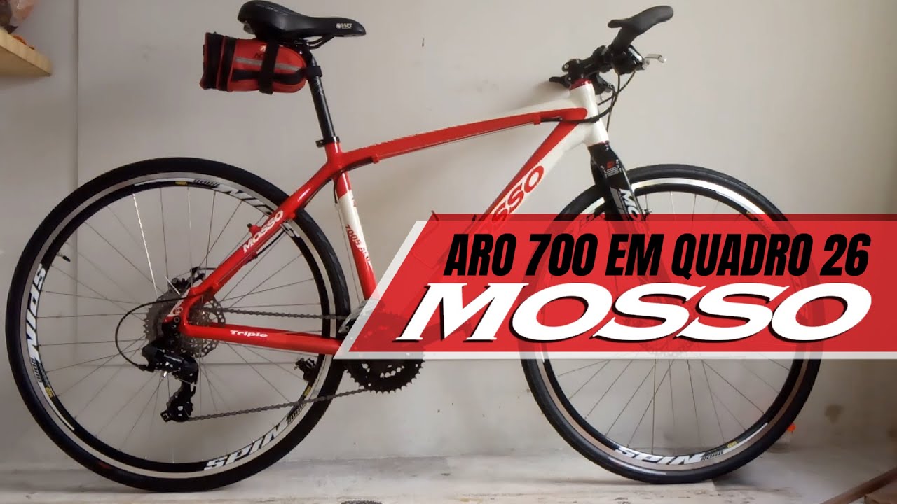 Cuidando da bicicleta na quarentena: MOSSO Allure - aro 700 em quadro 26