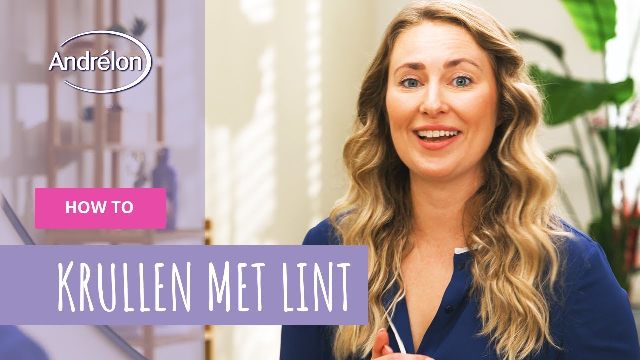 Haar krullen zonder hitte met badjas lint | Andrélon