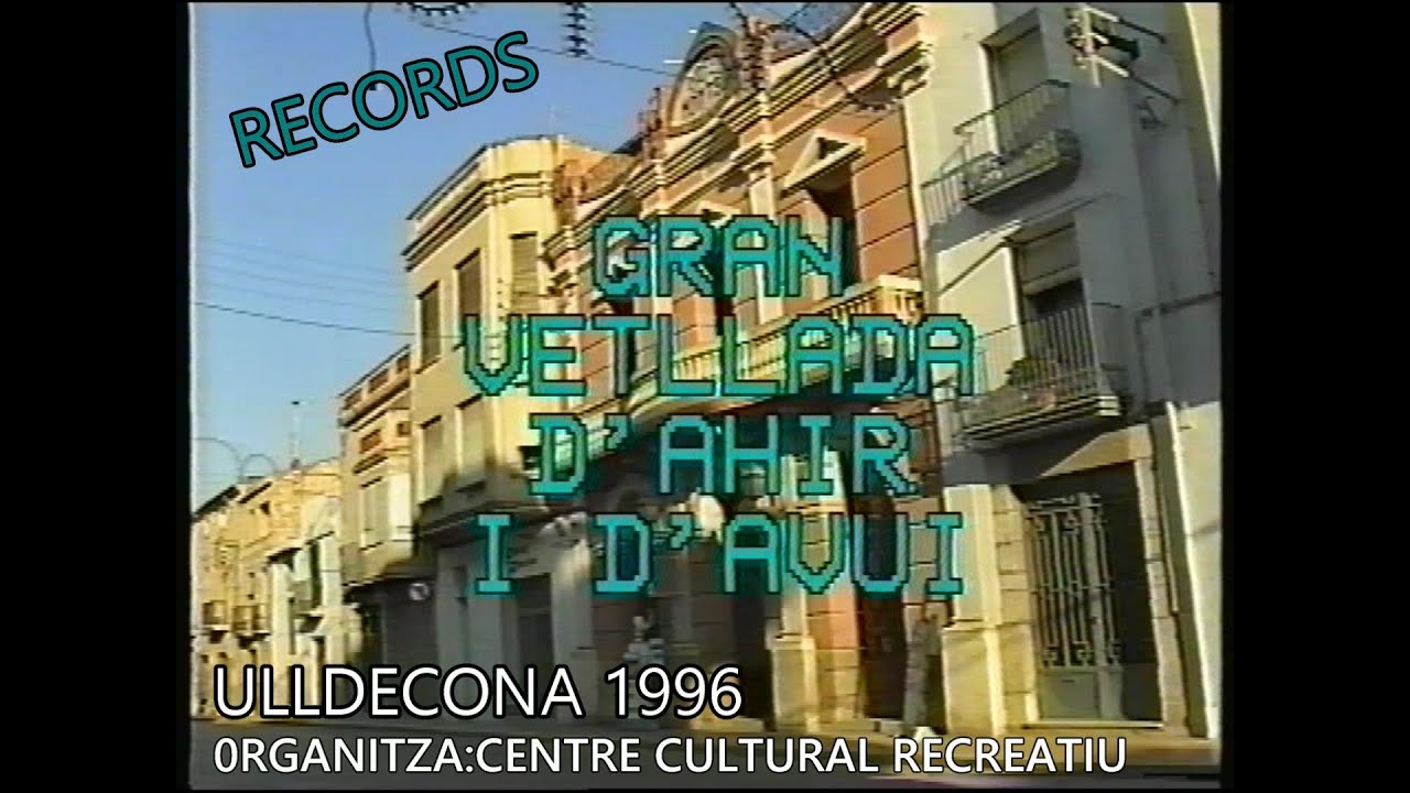 ULLDECONA 1996 GRAN VETLLADA MUSICAL D´AHIR I D´AVUI