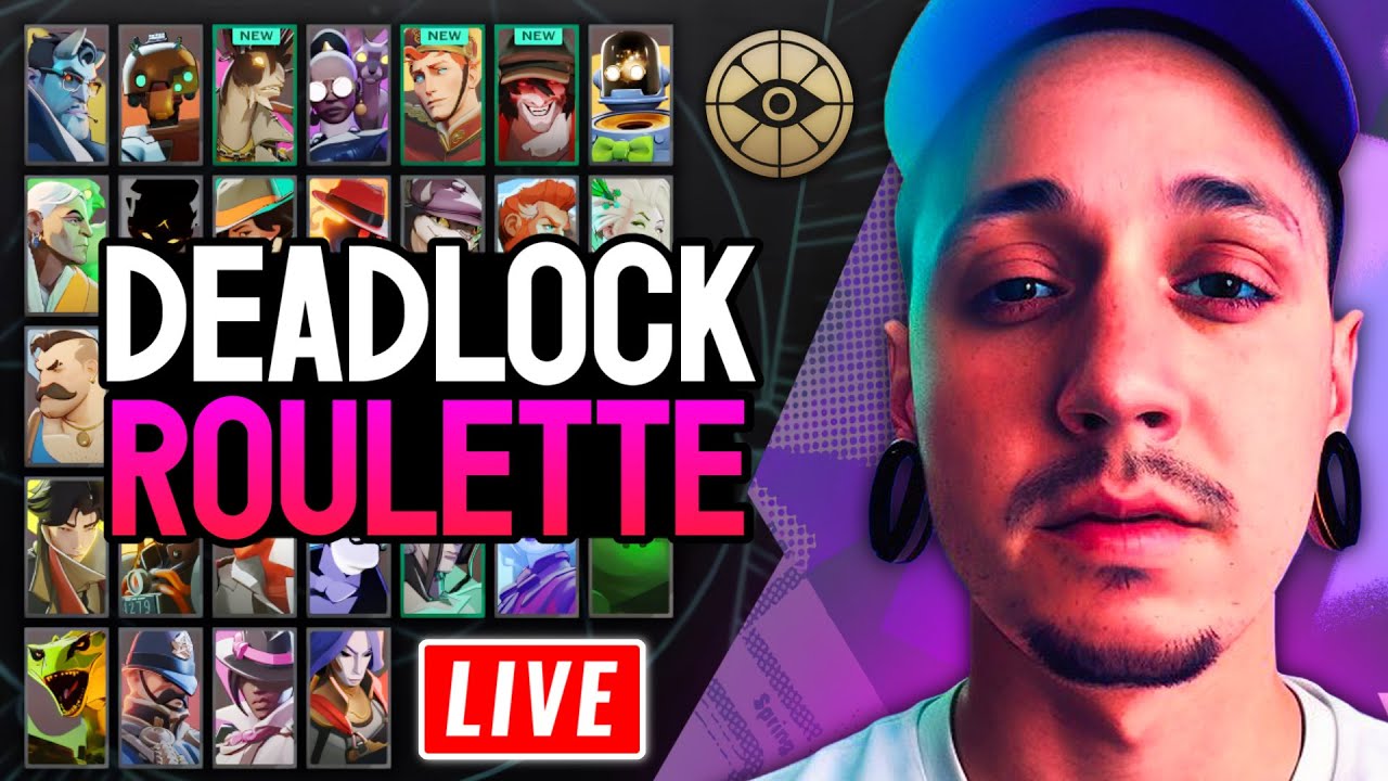 🔴LIVE | ✨ DEADLOCK ROULETTE 👀 100 Games on EVERY HERO ✨ | @XVLNGHOST on all socials 👻