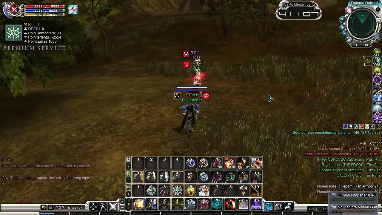 RF Online RF Remastered Nexus ketika char Rp800jt (Arien) buka siege,disitulah layarmu jadi putih...