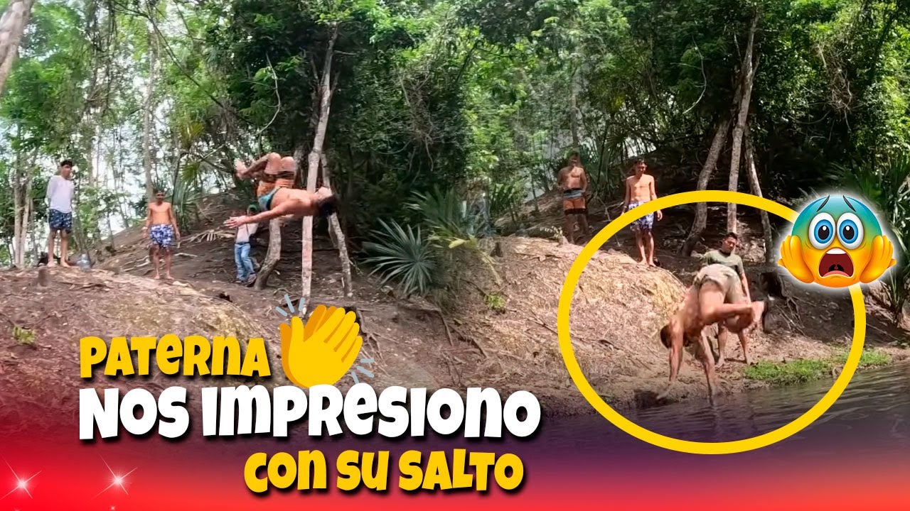 Paterna nos impresiono con su salto BackFlip👏🏾 Camarón lo quiso imitar y casi se parte la frente😬