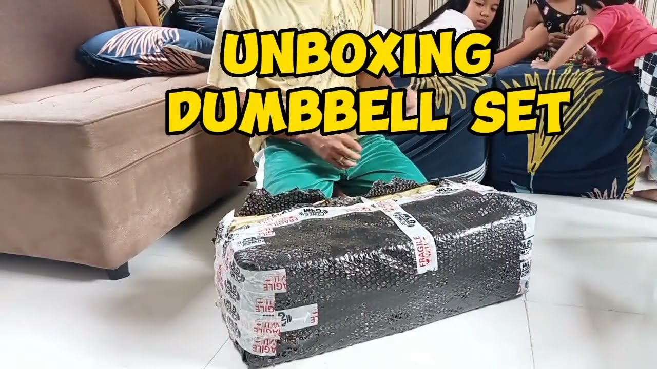 Unboxing Dumbbell Set Detachable from Shopee | Worth it ba?