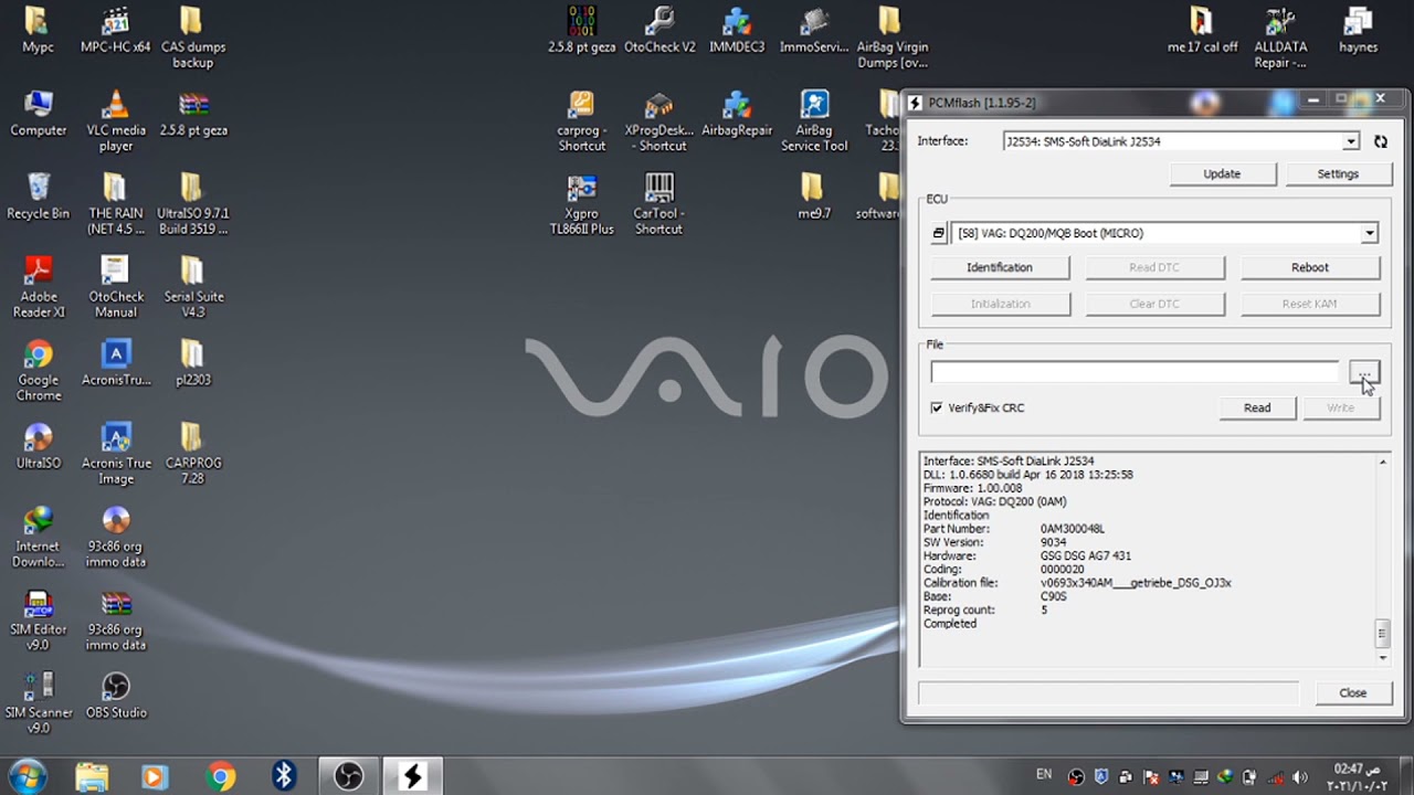 DQ200 full cloning ... برمجه كنترول ميكاترونيك سكودا a7