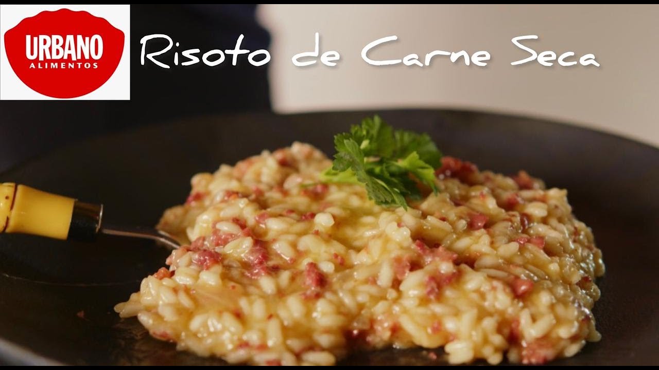 RISOTO DE CARNE SECA COM ARROZ ARBÓRIO URBANO