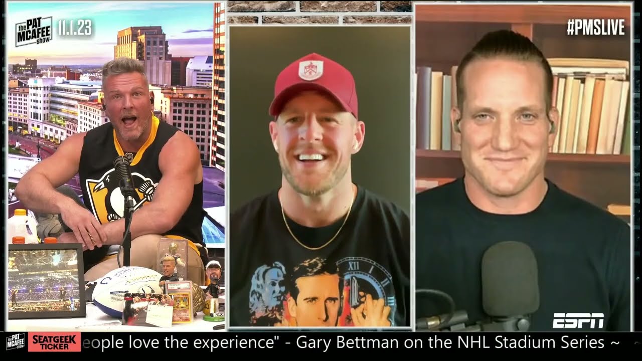 J.J. Watt wants to wave the Terrible Towel at the Steelers game | The Pat McAfee Show
