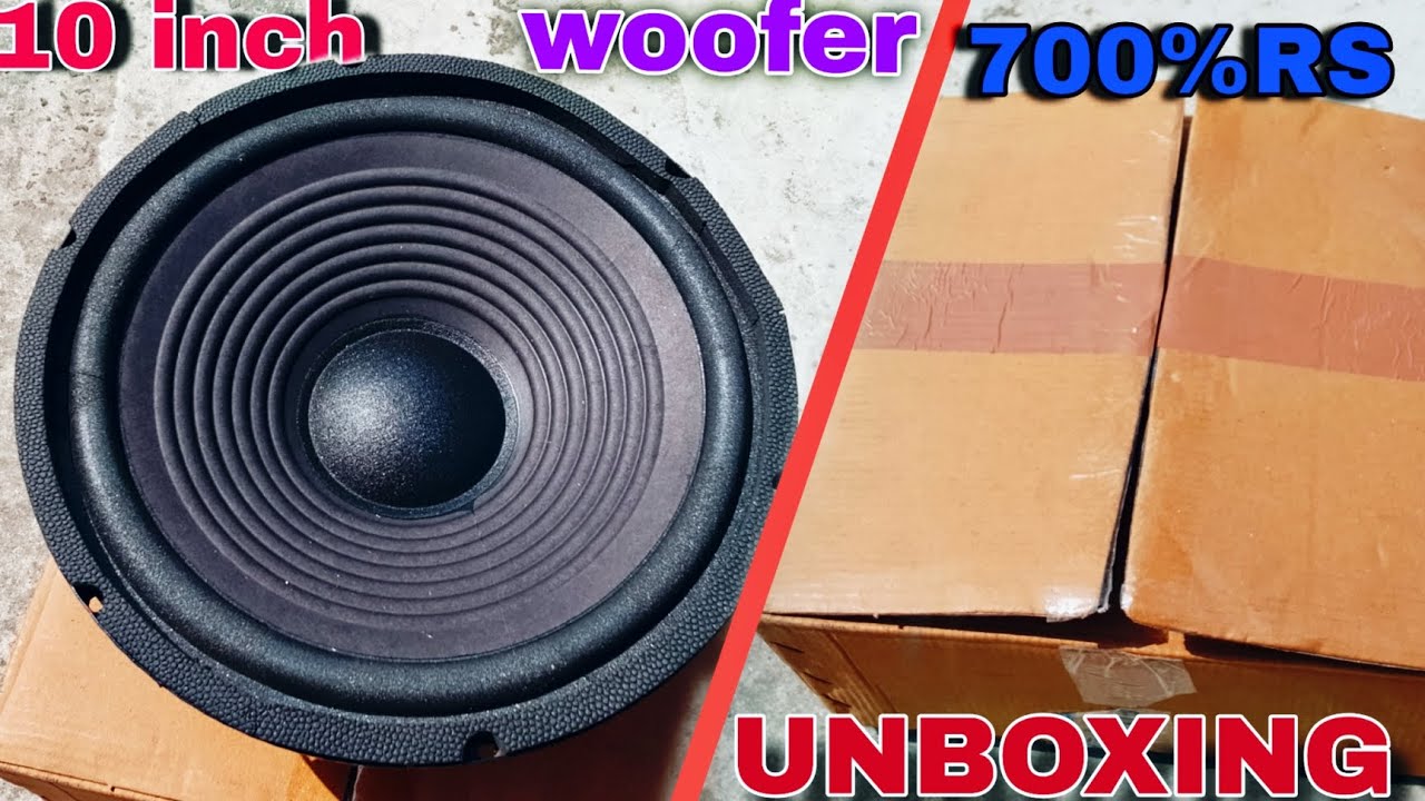 10 inch woofer unboxing matra 700 mein online 90w 90mm magnet 