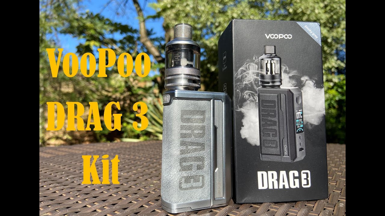 Мод/комплект VOOPOO DRAG 3 | Классический и стильный мод | Катушки TPP = Потрясающий вкус