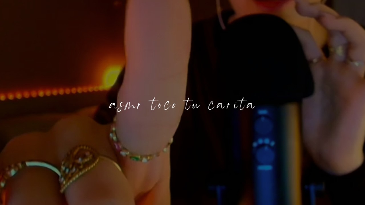 🫧 ASMR Toco Tu Carita | Mic Scratching, Glitter Tingles e Incienso 🔮