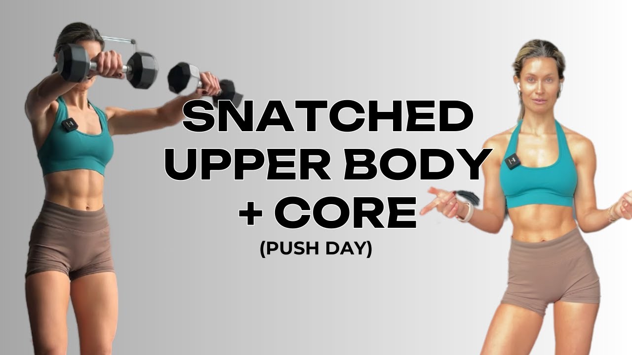 PERFECT PUSH WORKOUT FOR WOMEN | Triceps, Shoulders, Chest