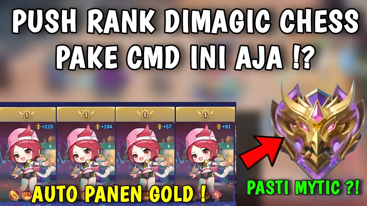 MAU PUSH RANK MAGIC CHESS GOGO? PAKE AJA COMMANDER KUAT INI !! PAKE COMBO TERBARU MAGIC CHESS INI !?