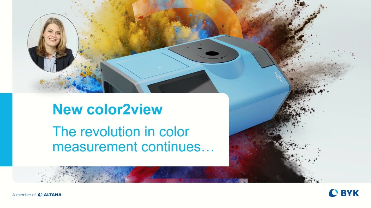 color2view - Introduction of BYK-Gardner's new benchtop spectrophotometer