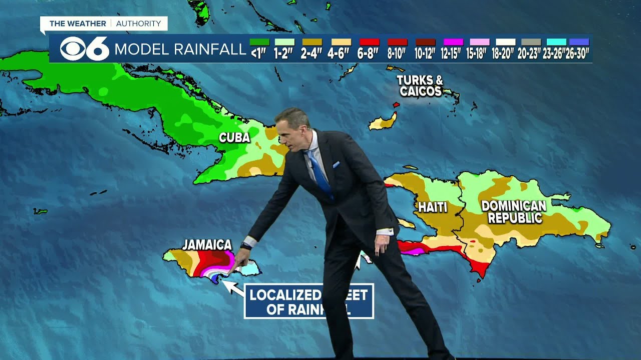 Tropical Storm Melissa nears hurricane strength and dumps torrential rain on Caribbean