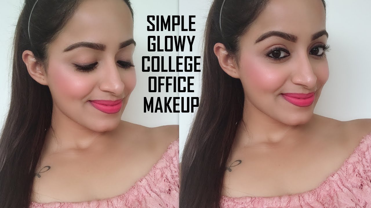 Simple Glowy College/Office Makeup (HINDI) | Deepti Ghai Sharma
