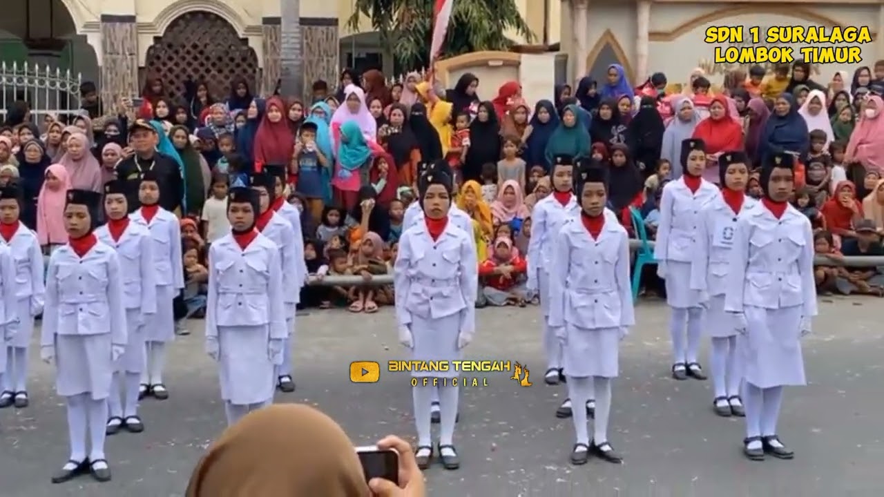 Gerak Jalan Terbaik SDN 1 Suralaga Lombok Timur