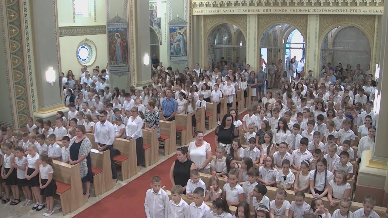Veni Sancte a kaposvári Nagyboldogasszony Iskolaközpontban 2024.09.01.
