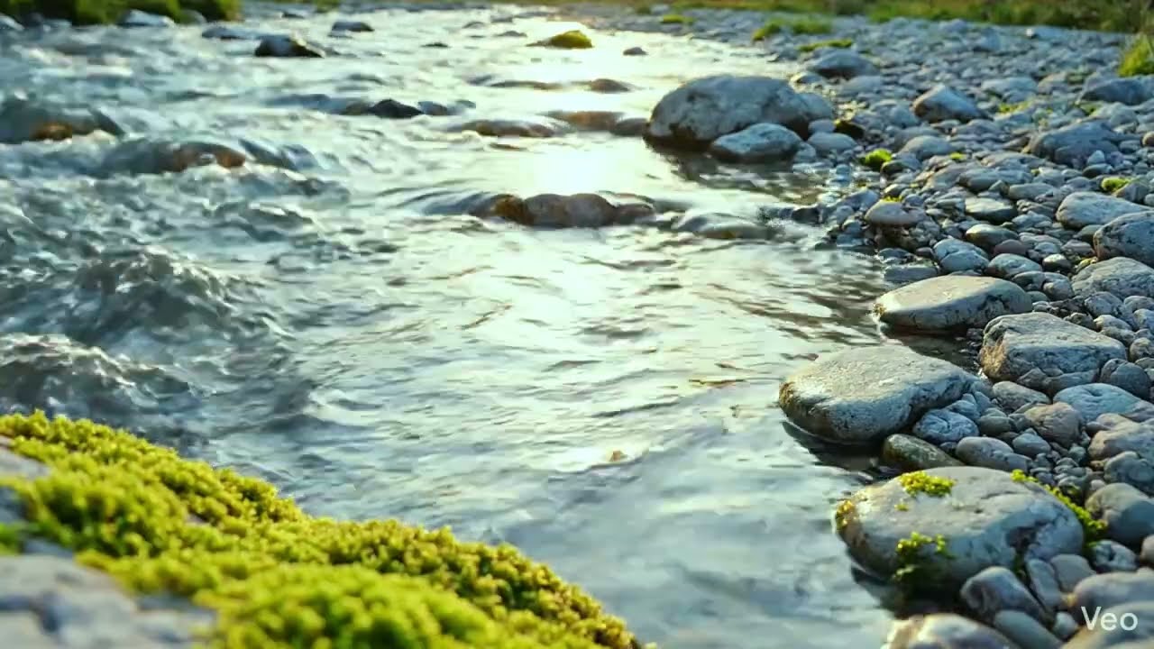 Soft River Sounds for Focus & Deep Relaxation | Nature ASMR No Music