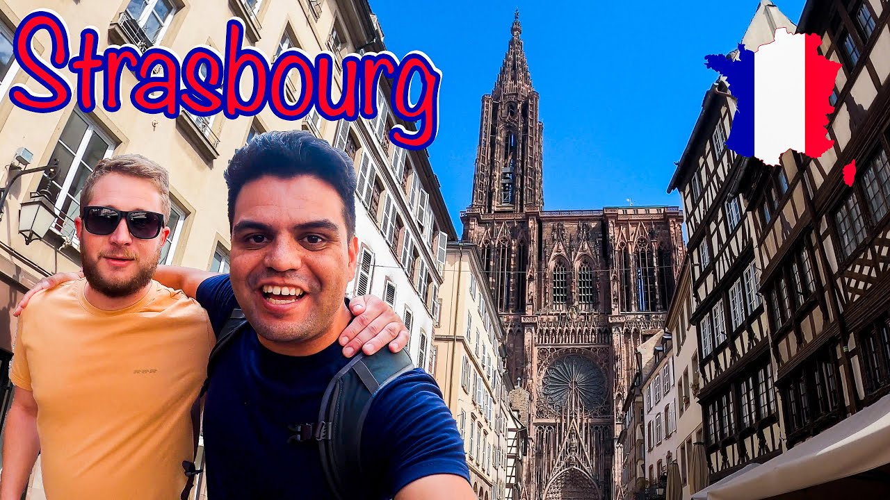 France - Visiting Strasbourg with my friend Damien on the way to his Family Farm.