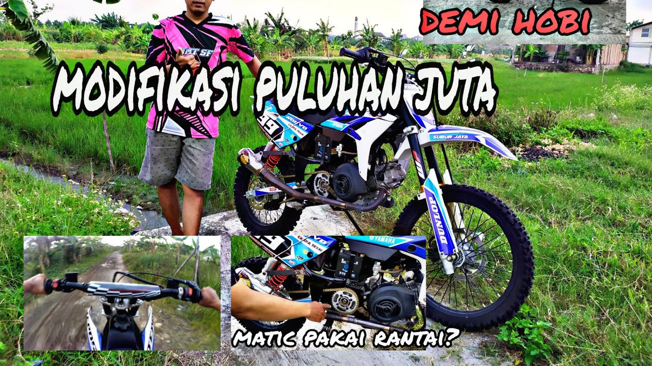 MOTOR TRAIL MATIC PAKAI RANTAI