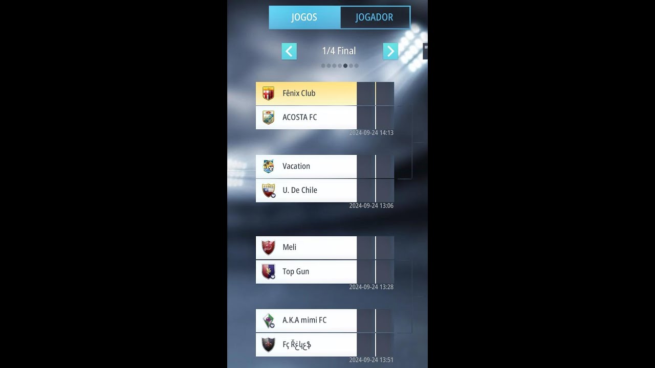 TOP Football Manager 2024 Live - Cup, 1/4 Final - all first leg games.