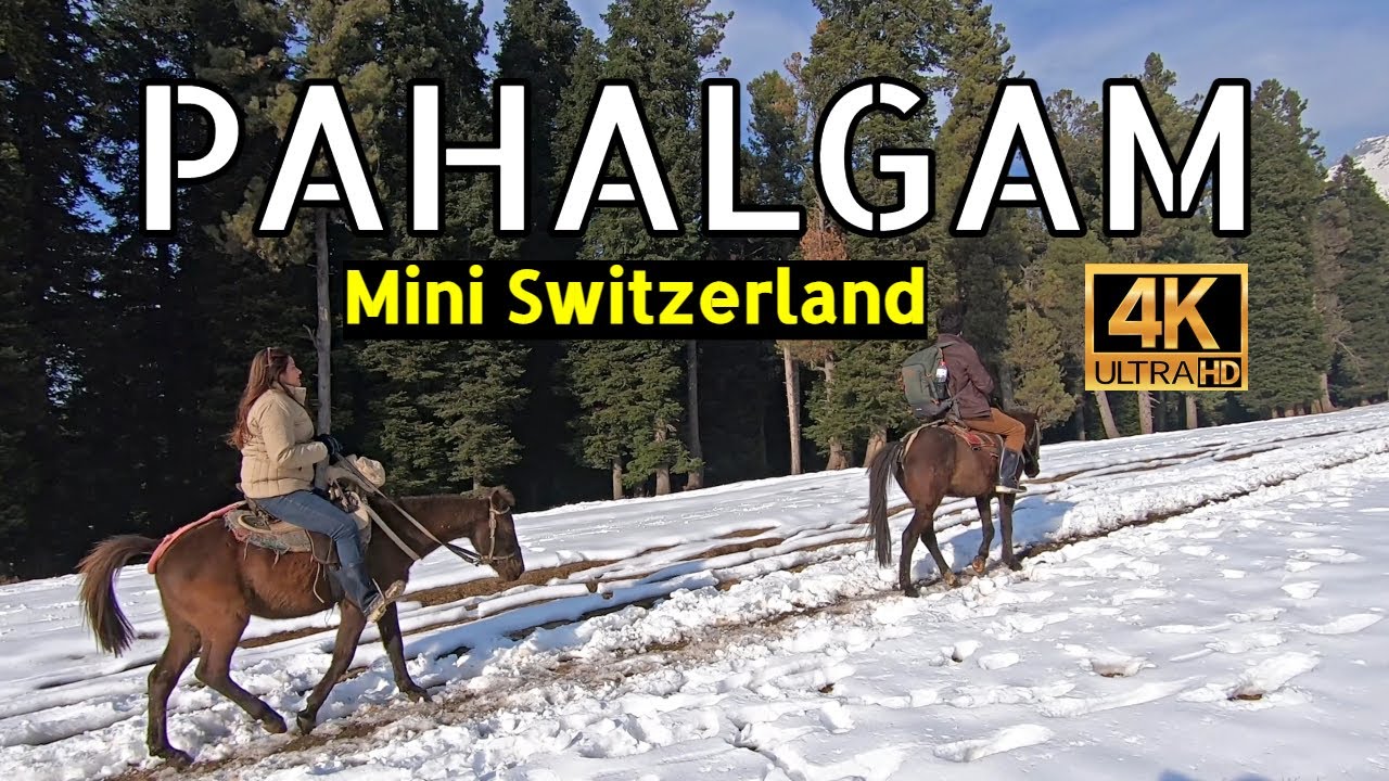 PAHALGAM HORSE RIDING IN SNOW | KASHMIR | Two Off To