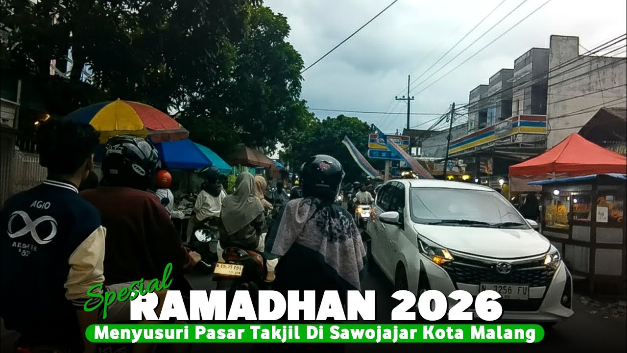 Rame Banget...! Menyusuri PASAR TAKJIL yang ada di SAWOJAJAR MALANG 