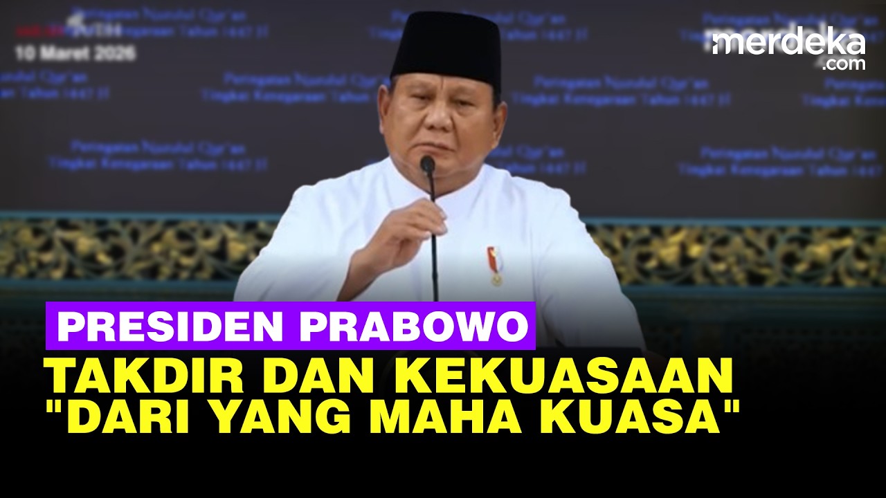 Prabowo: Kepemimpinan Takdir dan Kekuasan Sumber dari Yang Maha Kuasa!