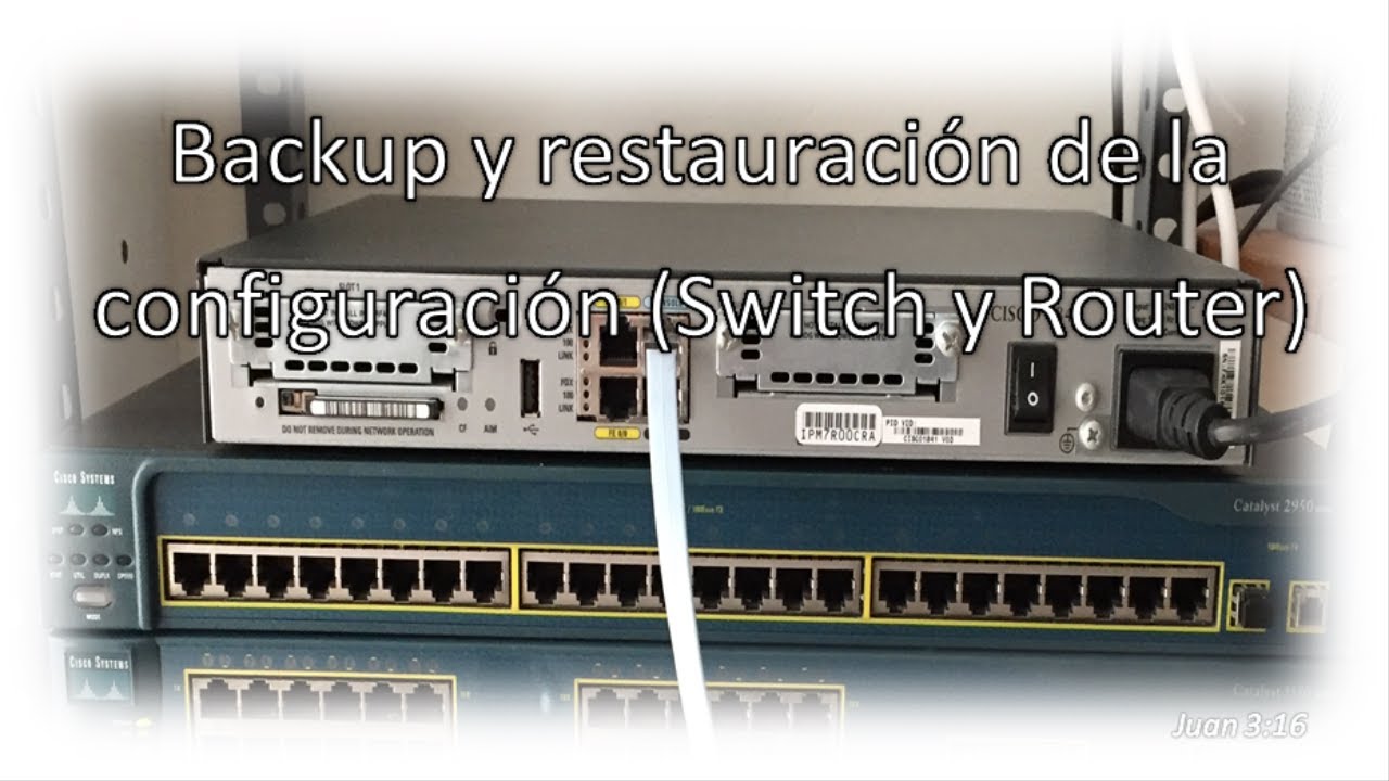 Cisco - Backup de la configuración del Switch