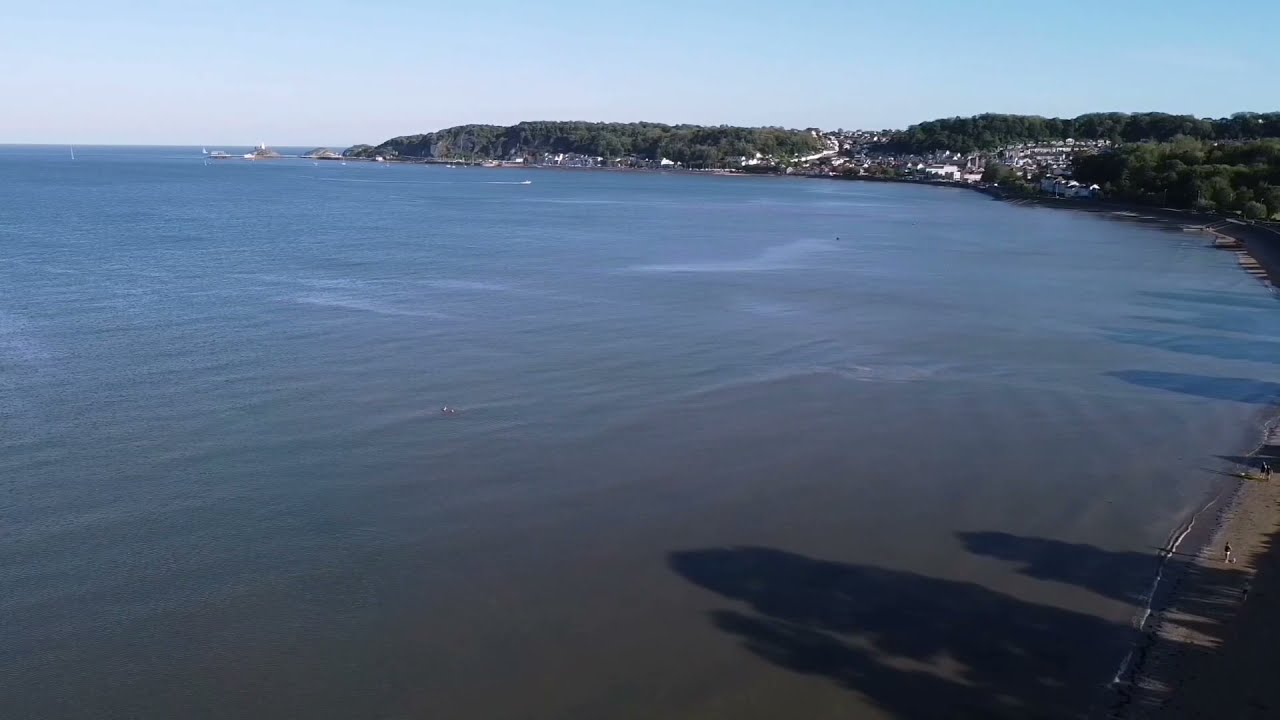 Swansea Bay , West Cross and Mumbles Gower Drone Tour | Dji mini HD | all unedited clips