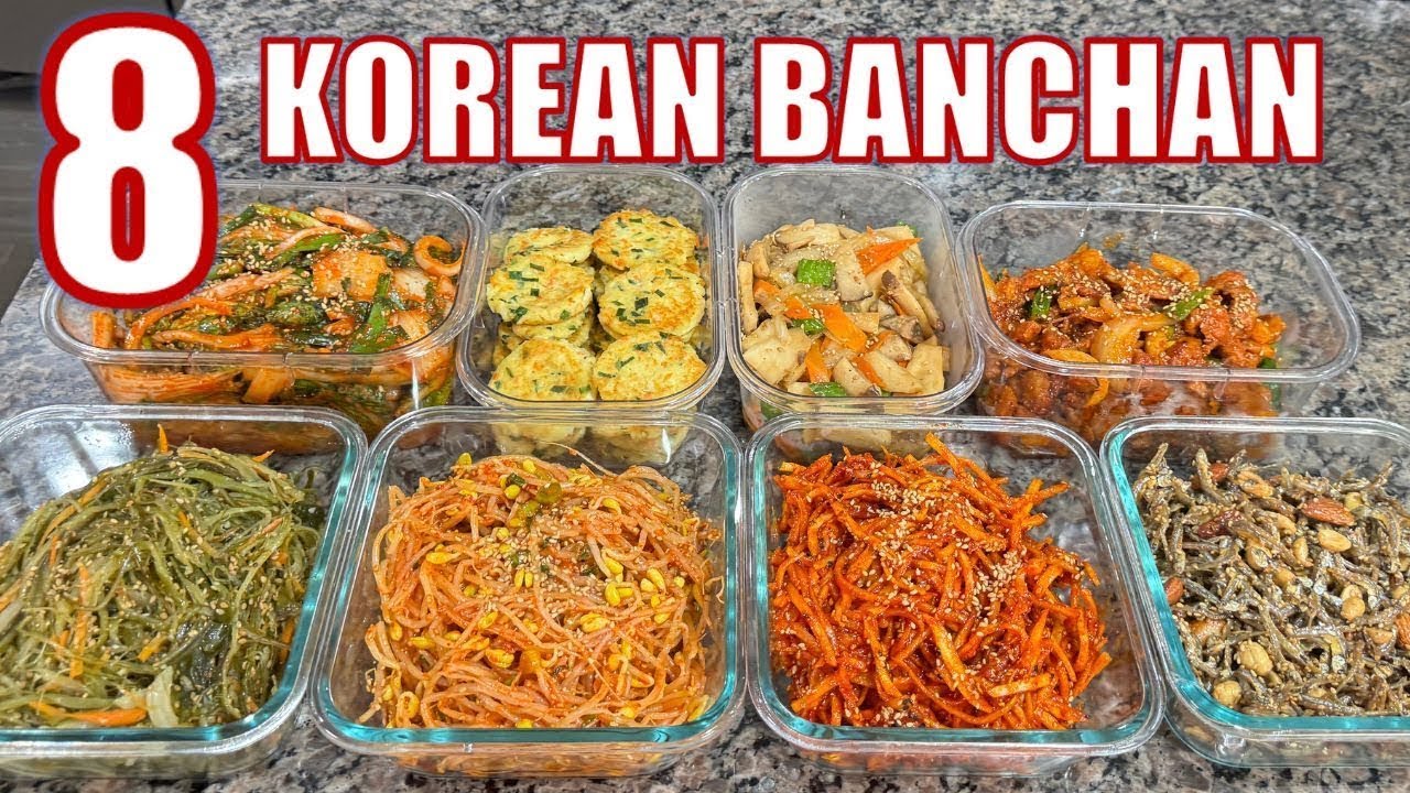8 Easy and Delicious Korean Side Dishes! 🍚🥢💛