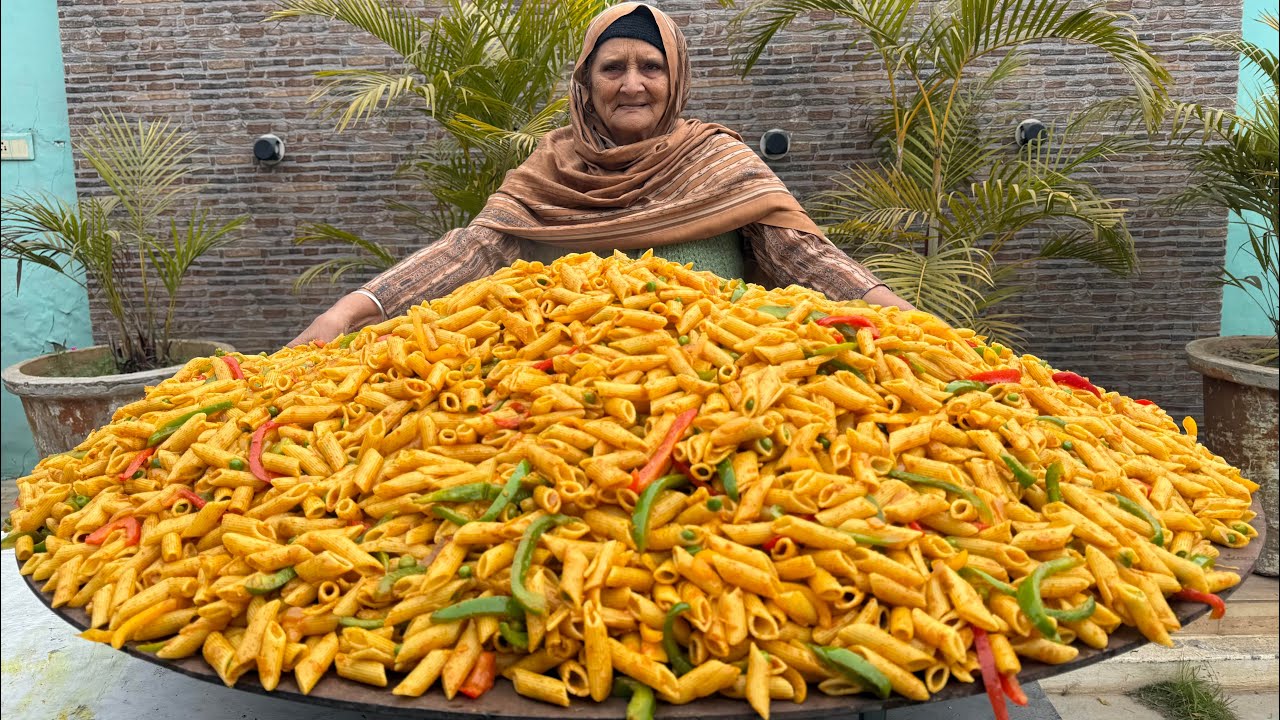 DESI MASALA PASTA | Veg Village Food