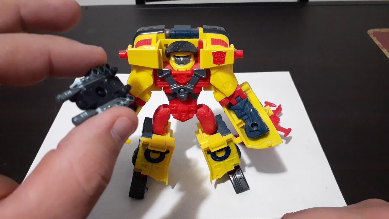 how to transform 2002-2003 Transformers Armada Hotshot with partner Minicon Jolt