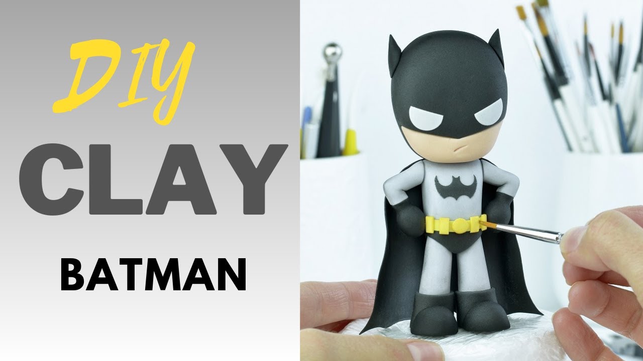 Handmade Clay Batman | DIY Simple and Easy |Clay Batman