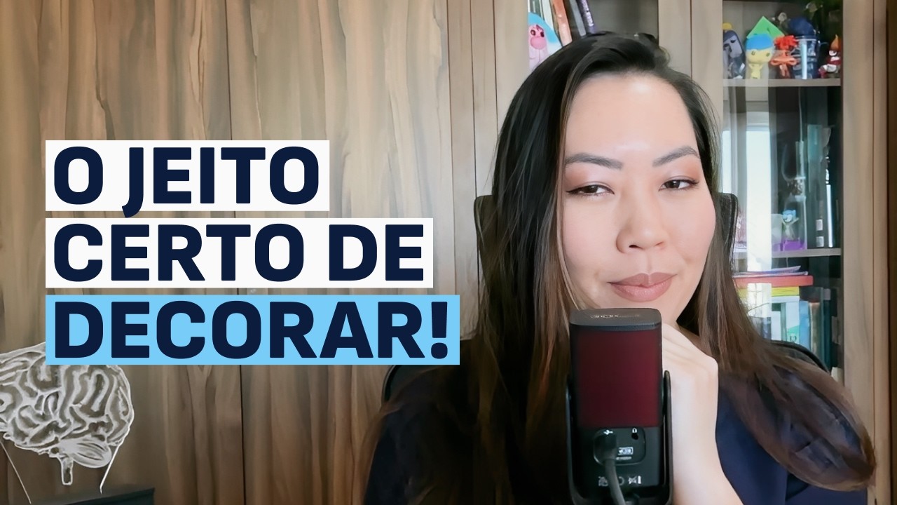 A ciência te ensina como DECORAR o conteúdo e eu vou te mostrar como fazer!
