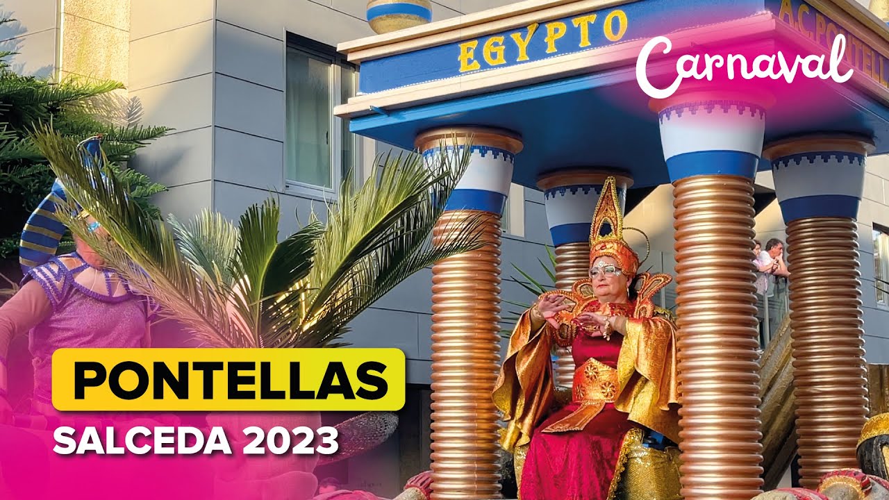 🎉 Comparsa de PONTELLAS de O Porriño 🥳 | CARNAVAL de Salceda 2023 🎭