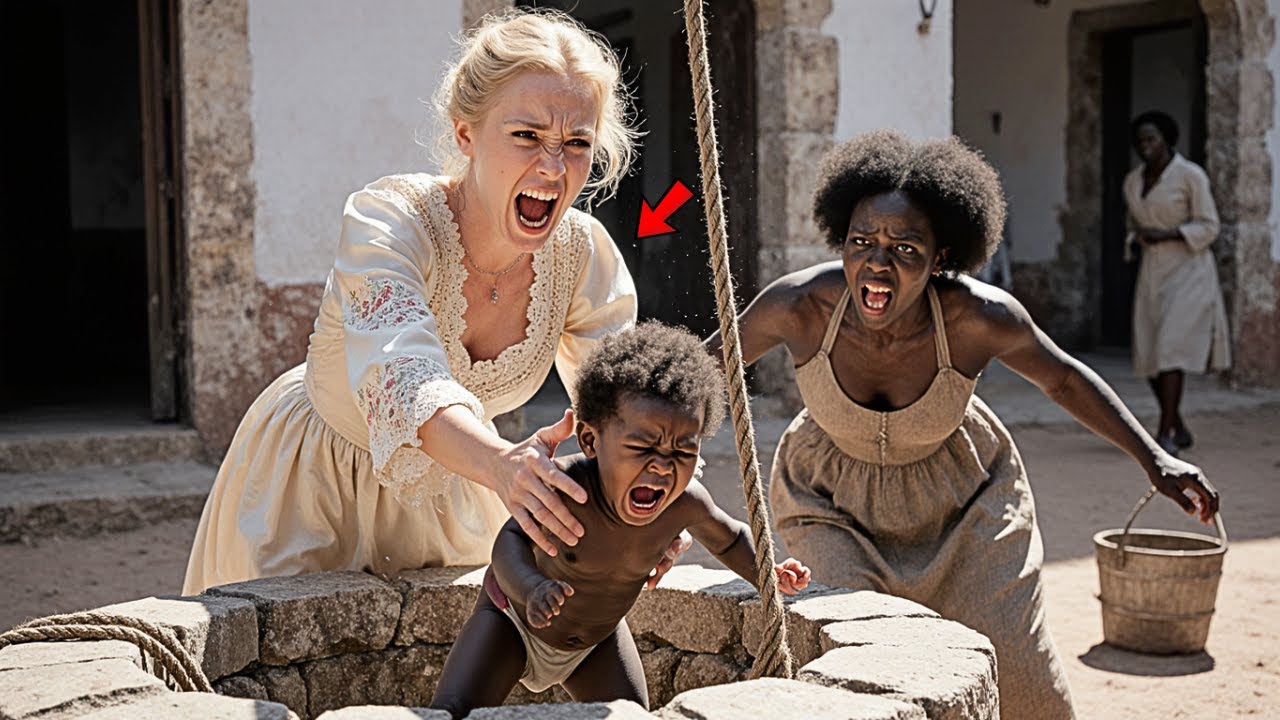 A SINHÁ AMEAÇOU JOGAR O BEBÊ DA ESCRAVA NO POÇO — MAS NAQUELE INSTANTE SURGIU ALGUÉM QUE SABIA...