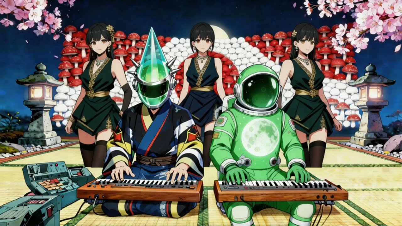 こんにちは | Chillwave, French House, Disco, Synthwave, Retro Funk 🍄🤖 Daft Punk Inspired